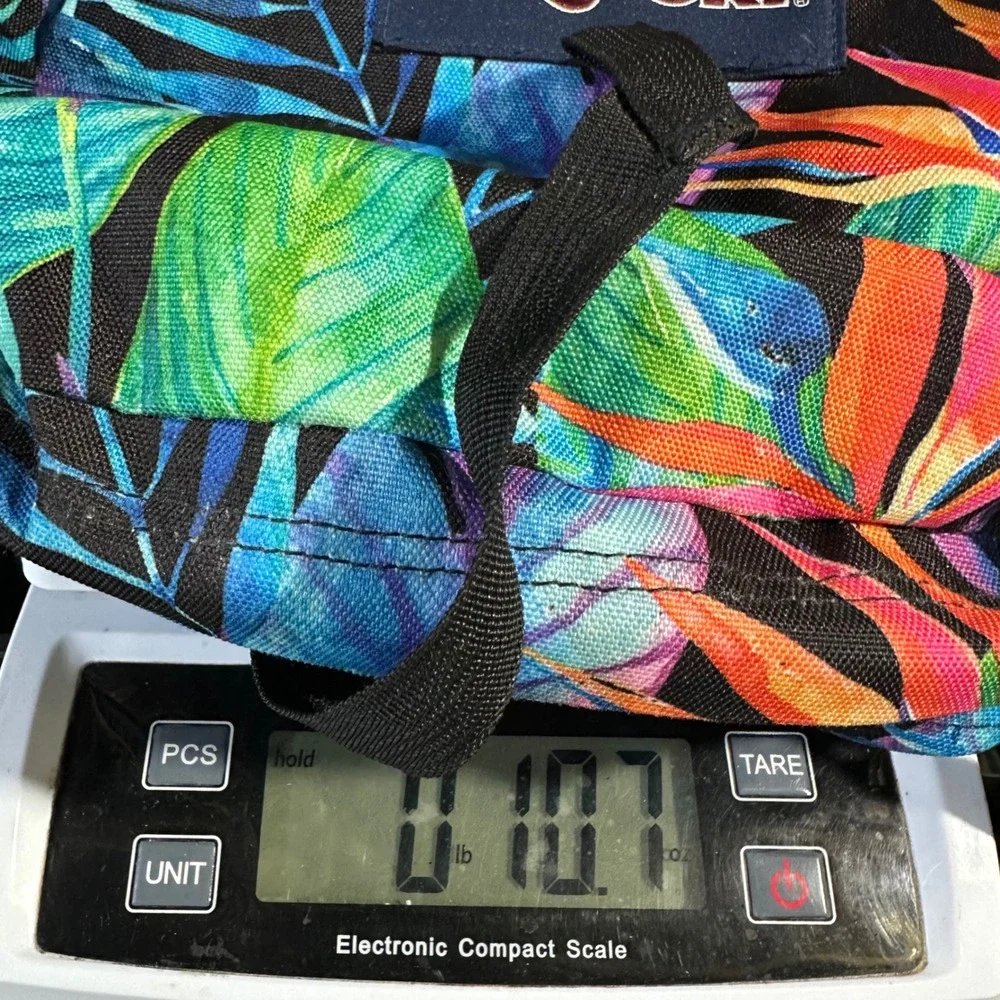 JanSport Superbreak Backpack Bookbag Vivid Paradise Tropical Print
